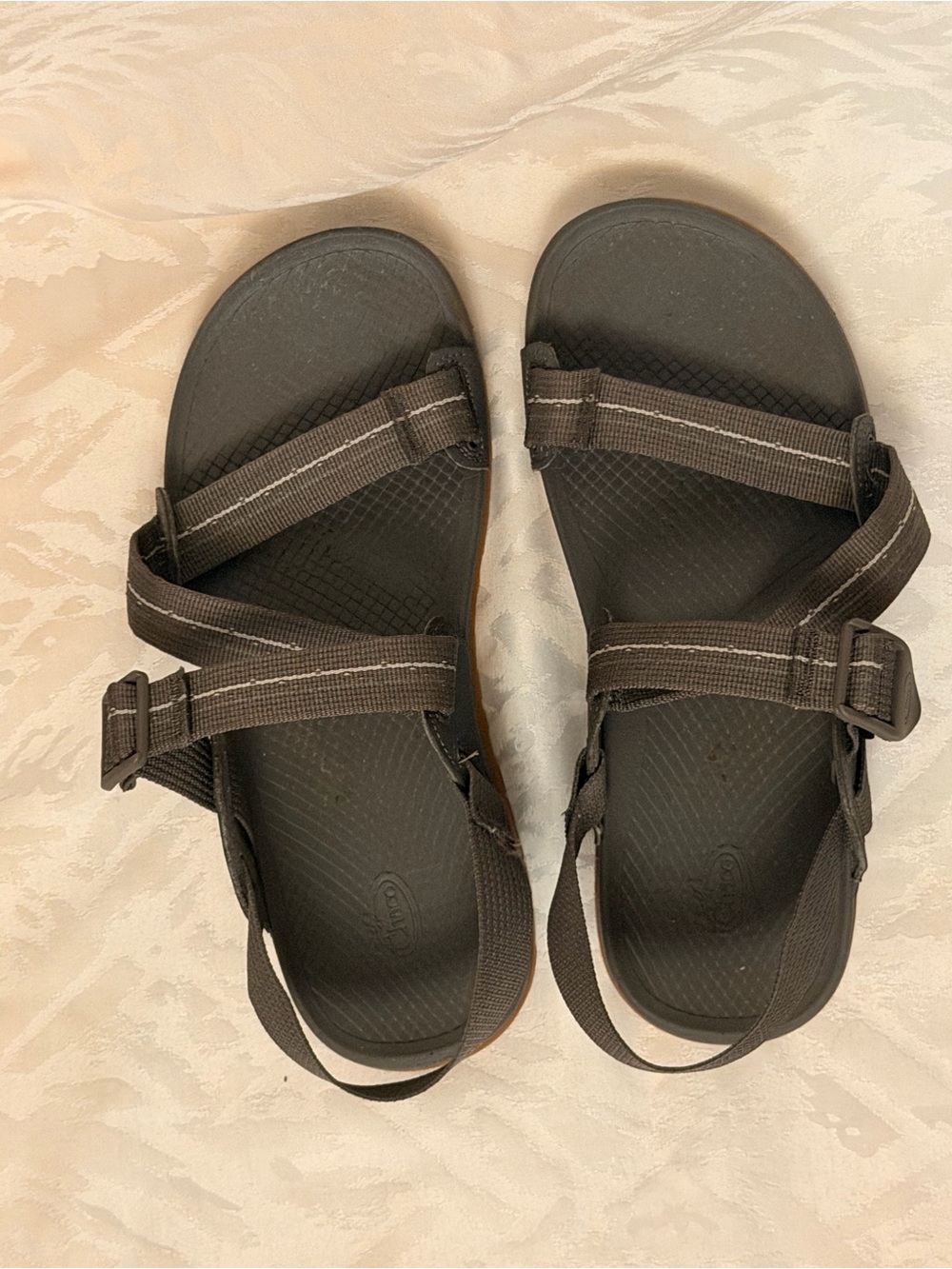 Chaco Men's Lowdown Sandals with Gray-Blue Webbing